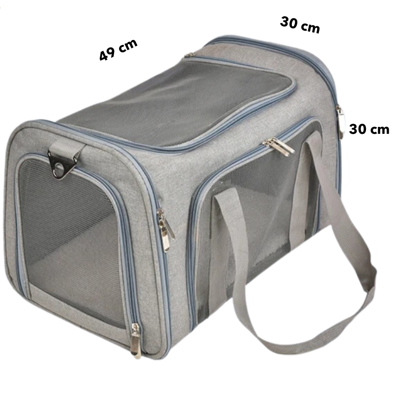 Sac de Transport pour Chats et Petits Chiens - Sûr, Confortable, Durable et Léger