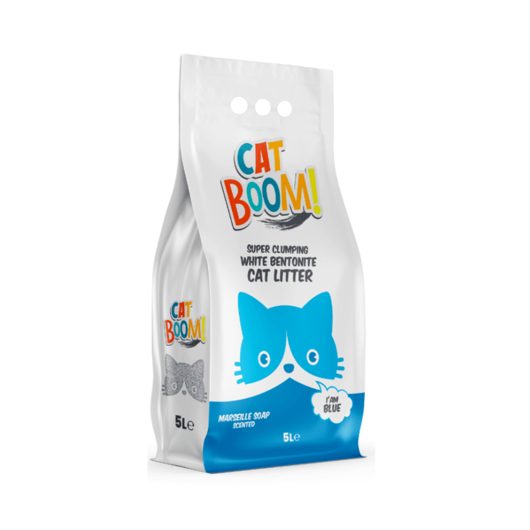 Cat Boom! – Litière pour chat à la bentonite, agglomérante naturelle et parfumée