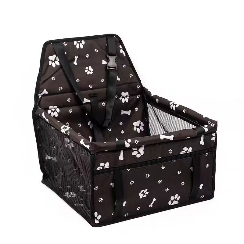 Siège auto pliable pour chien avec ceinture de sécurité - Imperméable et respirant
