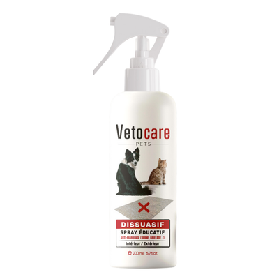 VetoCare Training & Repellent Spray for Dogs & Cats – Indoor/Outdoor – 200ml