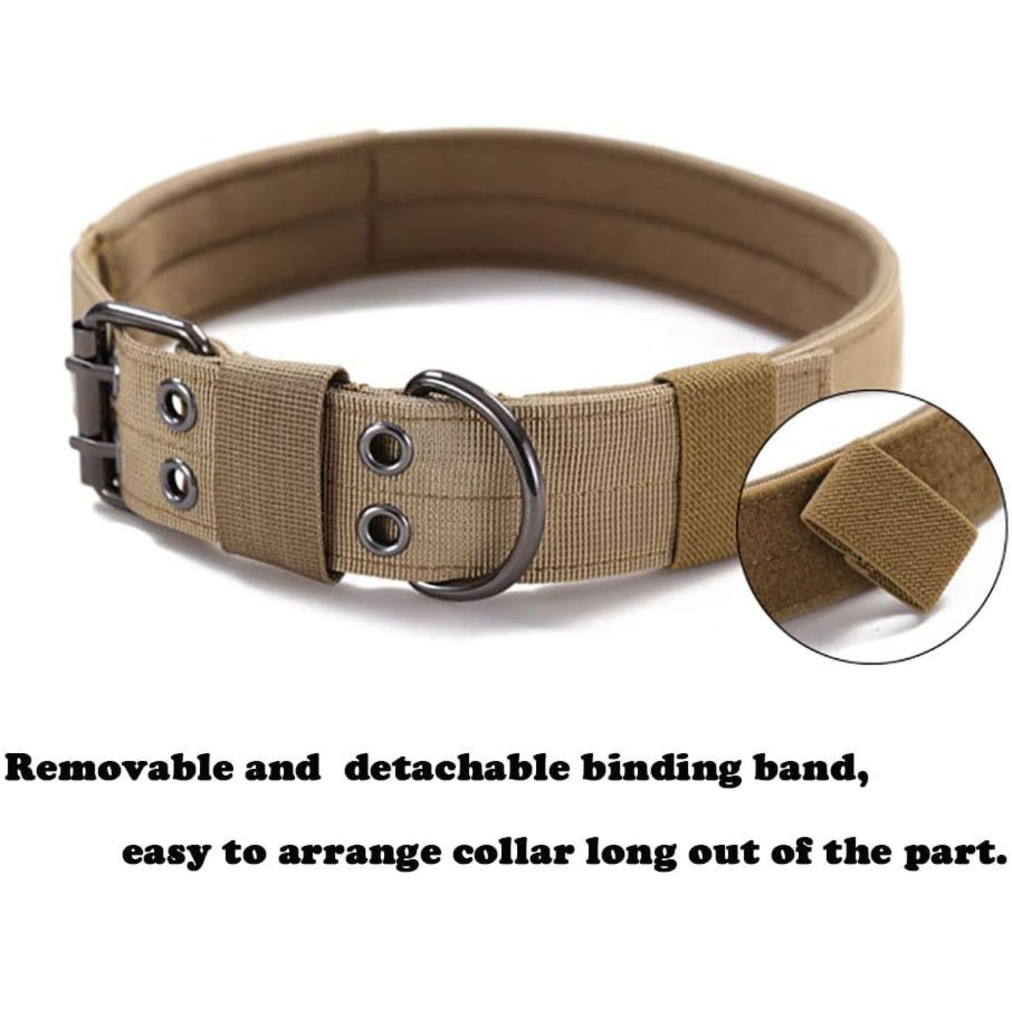 Collier pour Grands Chiens – Nylon Résistant avec Boucle Métallique