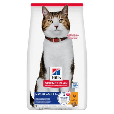 Hill’s Science Plan Mature Adult 7+ Cat Food – Chicken Recipe 1.5 kg