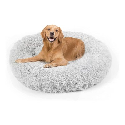 Lit pour chien et chat - Lit Rond en Peluche - Confort et Sécurité