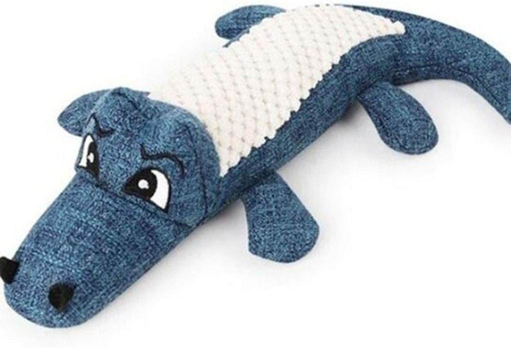 Interactive Alligator Dog Chew Toy with Sound Feature