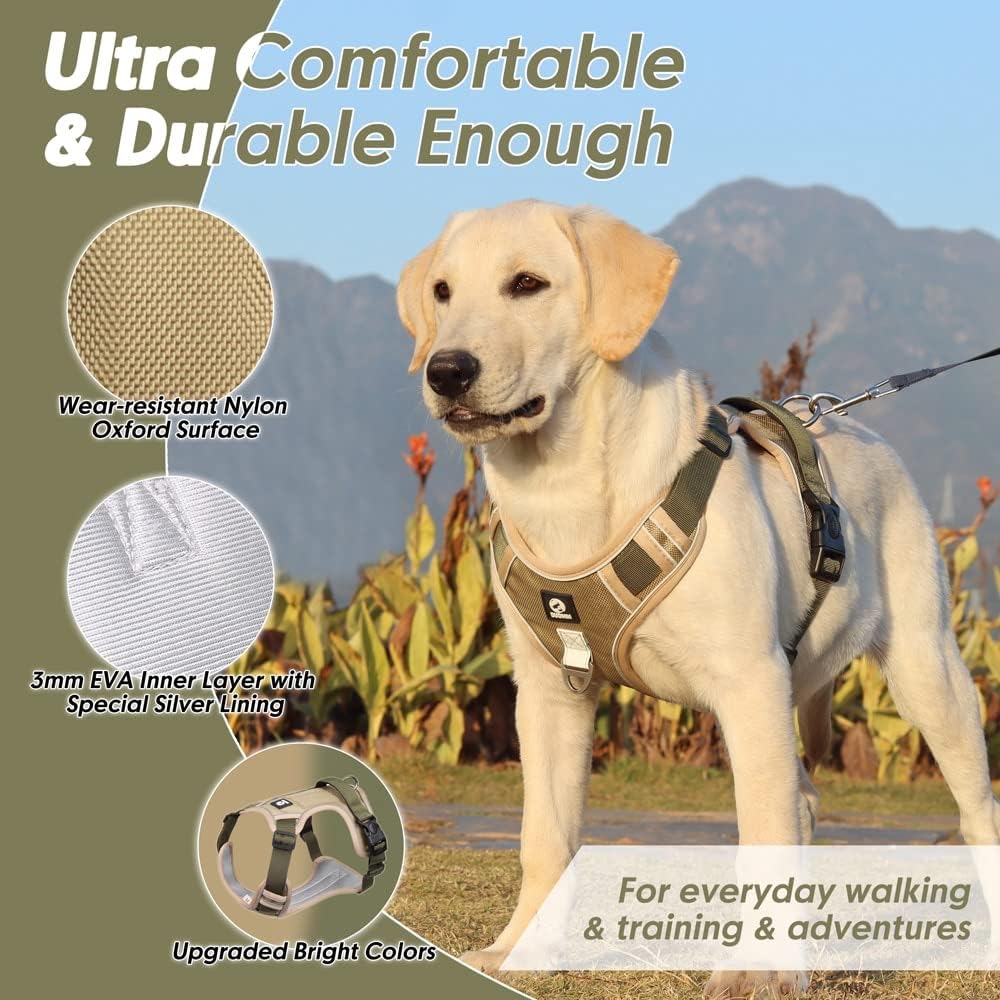 No-Pull Dog Harness with Handle – Adjustable & Breathable