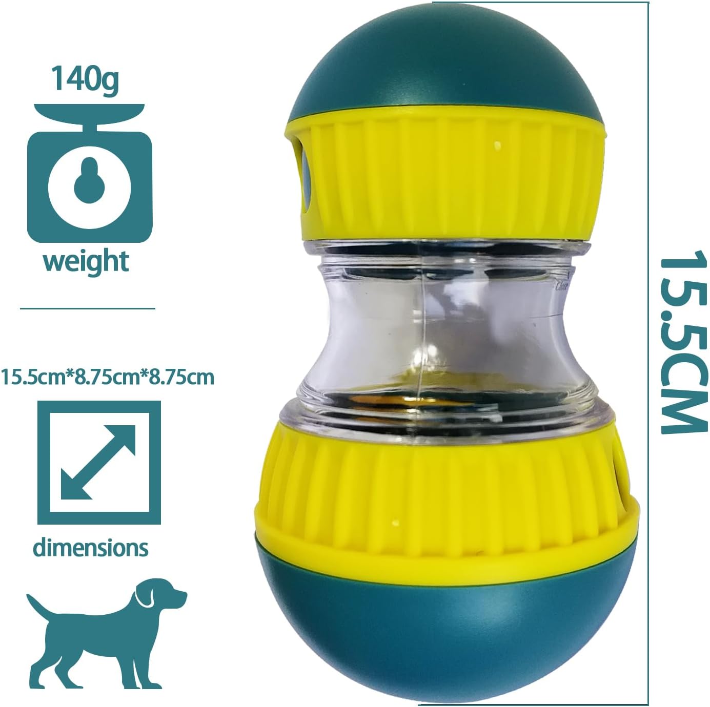 Jouet Puzzle Interactif pour Chien – Distributeur de Friandises et Gamelle