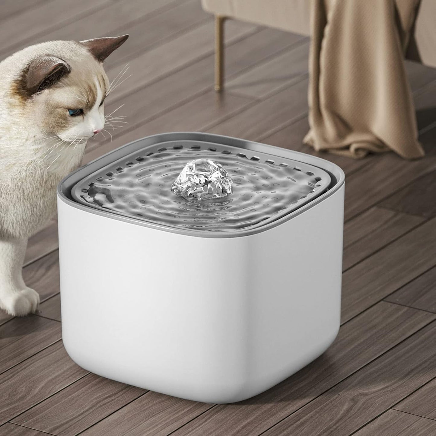 Automatic Pet Water Fountain – 3L Quiet Drinking Dispenser for Cats & Small Dogs
