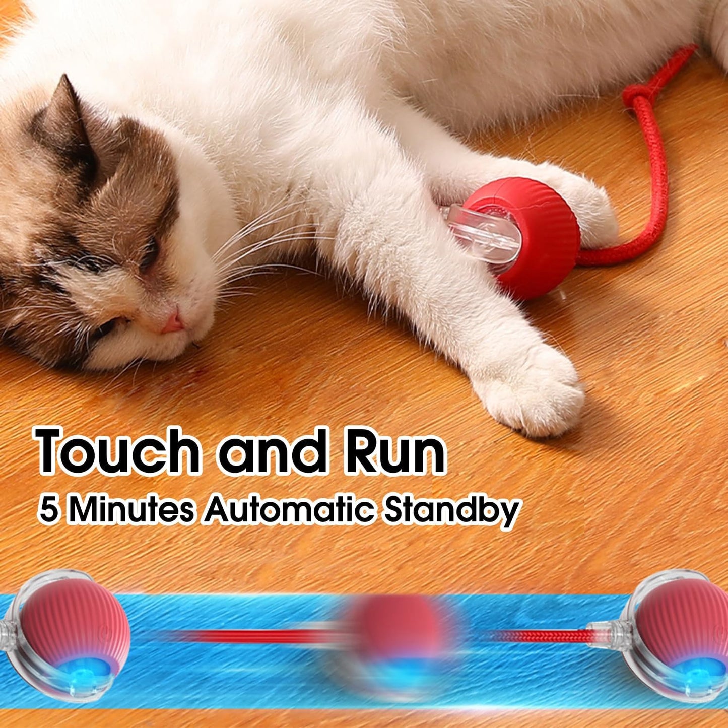 Balle Interactive jouet pour Chats et Chiens – Balle Intelligente