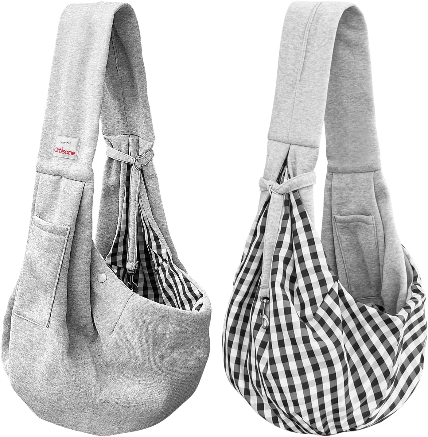 Sac double face élégant pour animal de compagnie