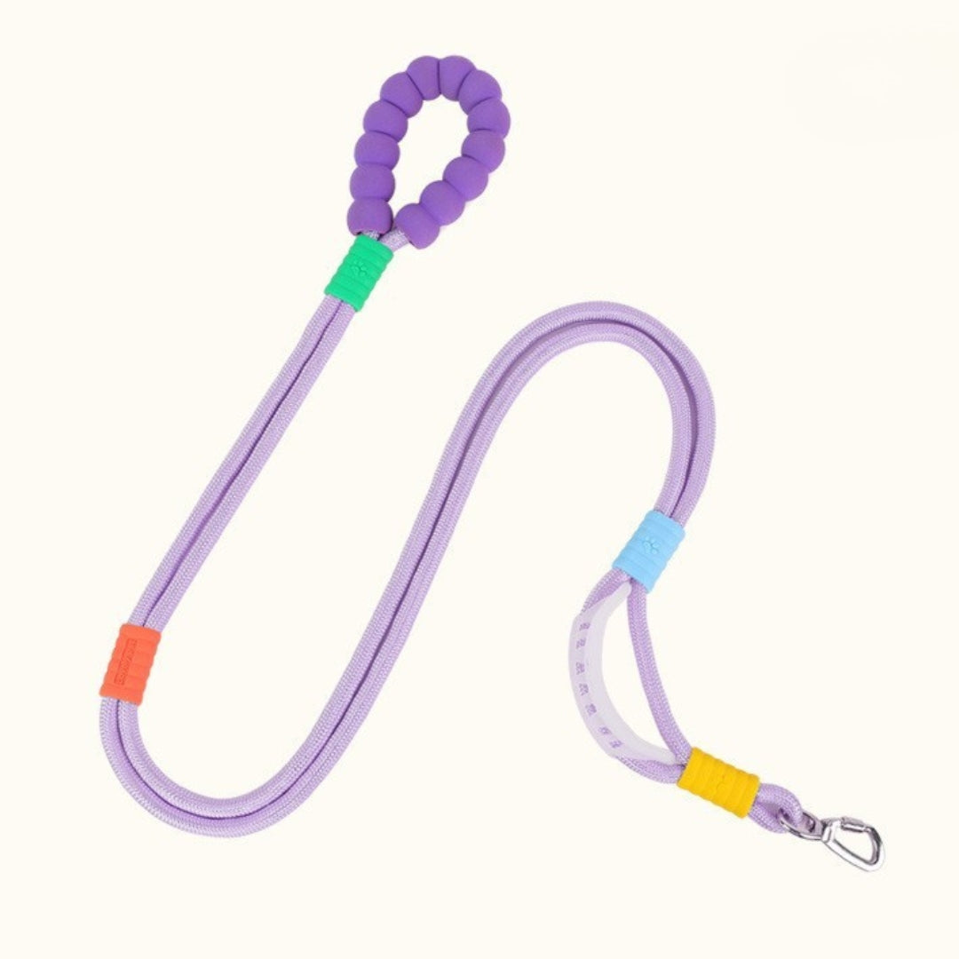 Durable Rope Dog Leash with Soft Foam Handle – 1.5 m
