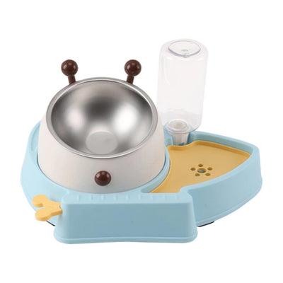 Raised Dog Bowl Set with Water Dispenser – 3-in-1 Pet Feeding Station
