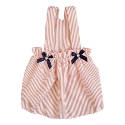 Striped Dog Dress – Summer Outfit for Small Dogs