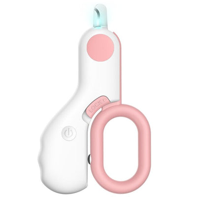 Coupe-ongles pour animaux de compagnie avec lumière LED intégrée