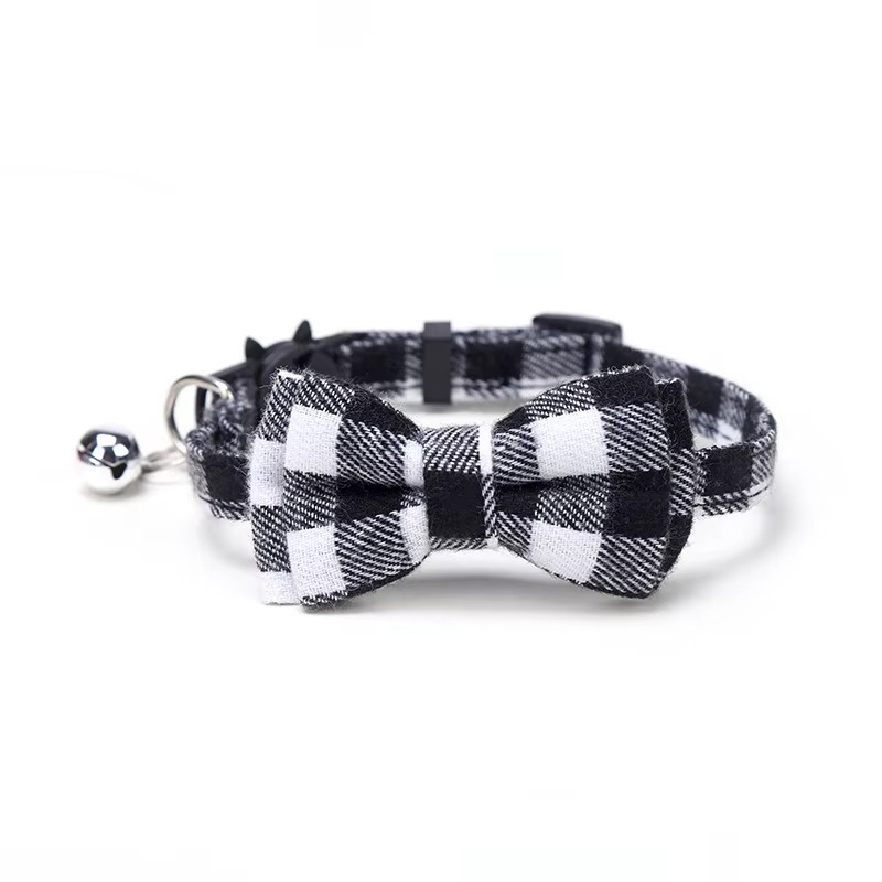 Collier Nœud Papillon pour Animaux – Cravate Réglable avec Clochette