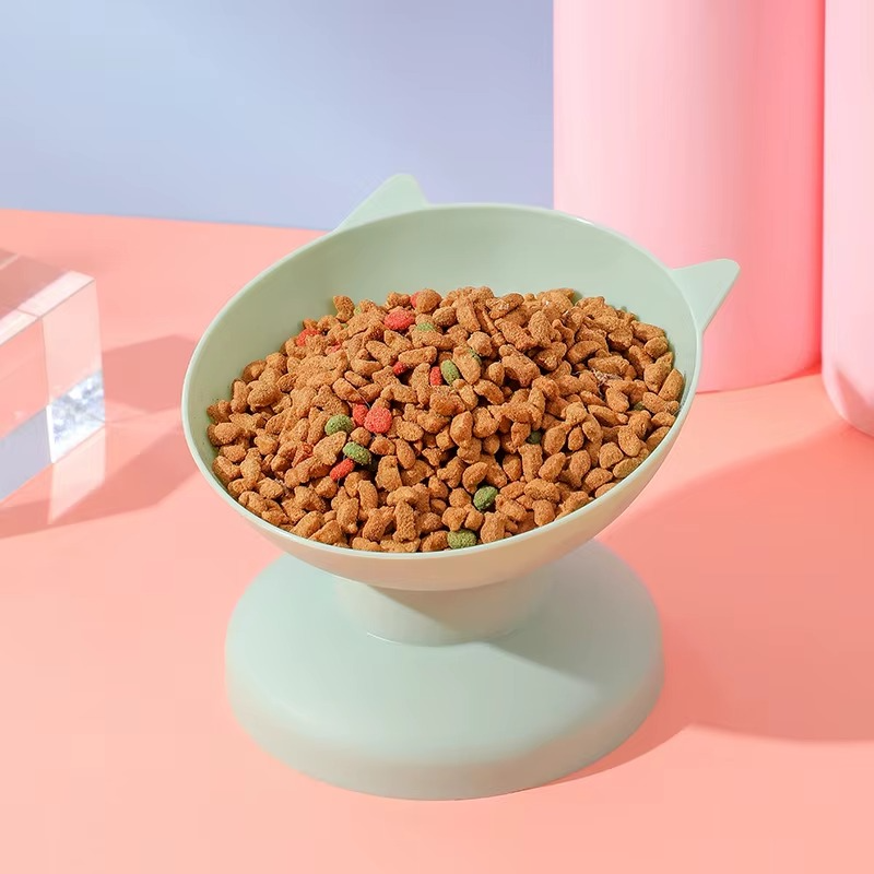 Gamelle pour chat et chien – Fond haut, incliné, anti-étouffement et anti-fuite pour chats et chiens