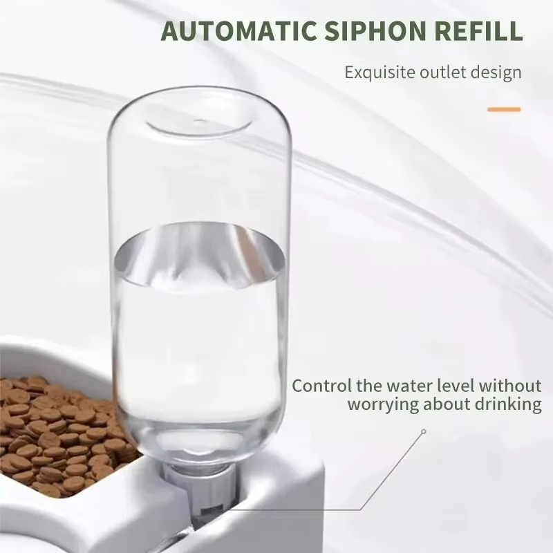Distributeur Automatique d’Eau & de Nourriture – Stable & Facile à Nettoyer