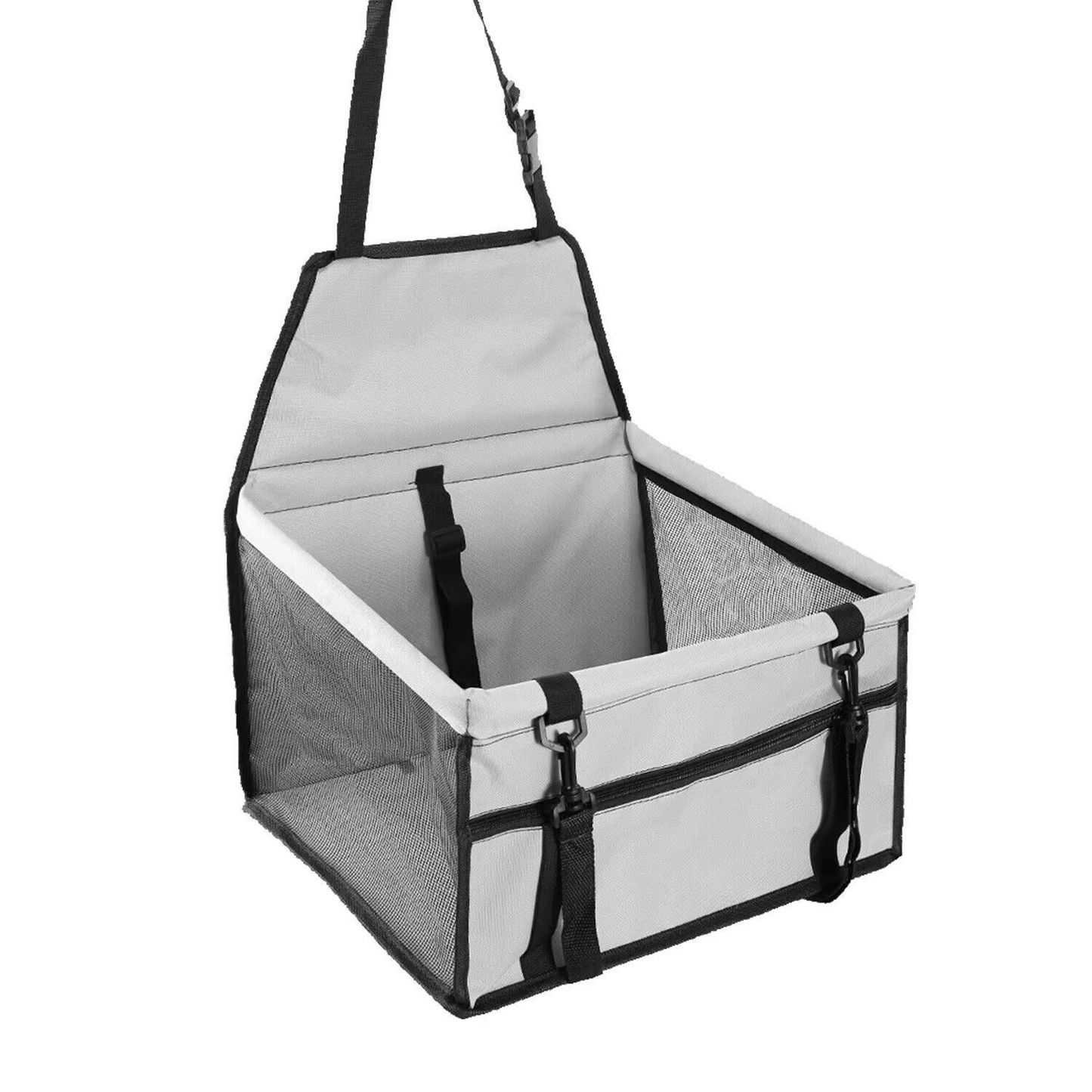 Siège auto pliable pour chien avec ceinture de sécurité - Imperméable et respirant