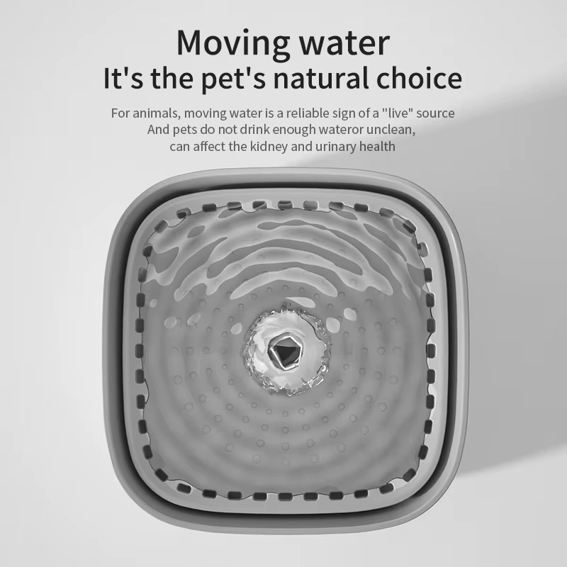Automatic Pet Water Fountain – 3L Quiet Drinking Dispenser for Cats & Small Dogs
