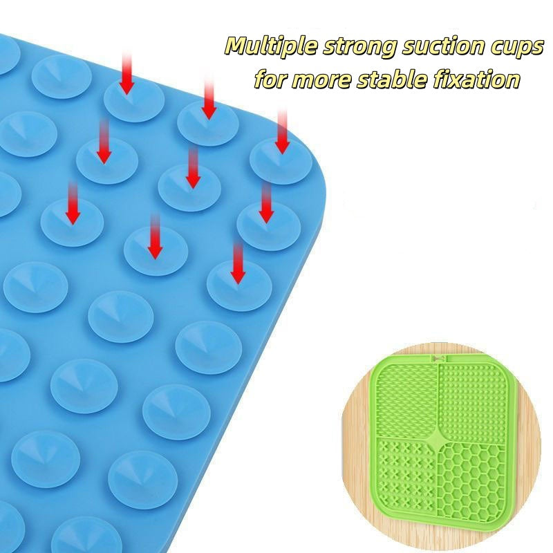 Silicone Lick Mat & Slow Feeder for Cats and Small Dogs