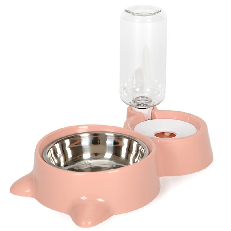 Mangeoire Automatique pour Chat et Chien - Distributeur de Nourriture et d'Eau