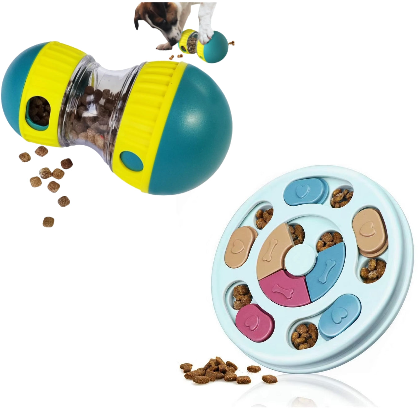 Ensemble de jouets puzzle + distributeur de friandises