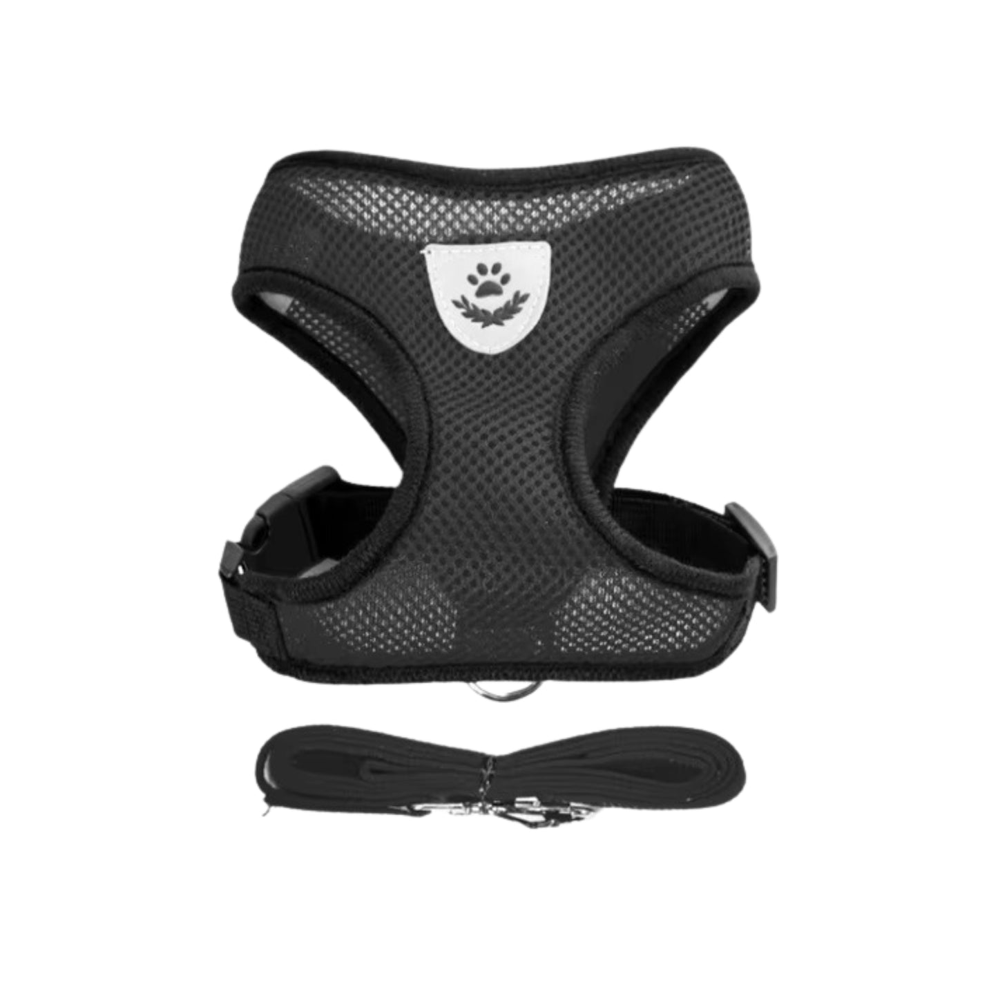 Harnais avec laisse pour chat et chien – Réfléchissant, réglable et confortable