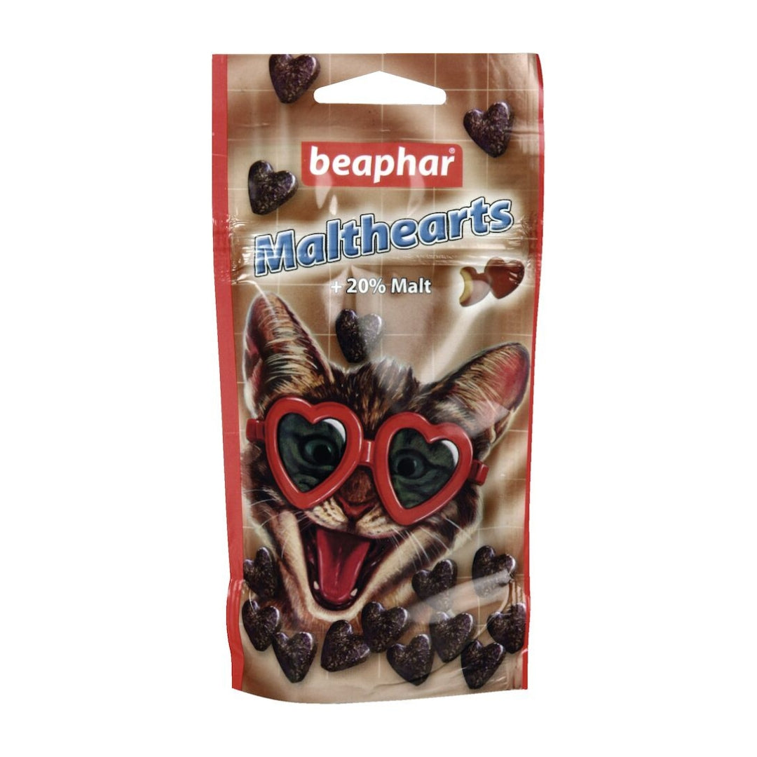 Beaphar Malthearts Friandises au Malt Anti-Boules de Poils