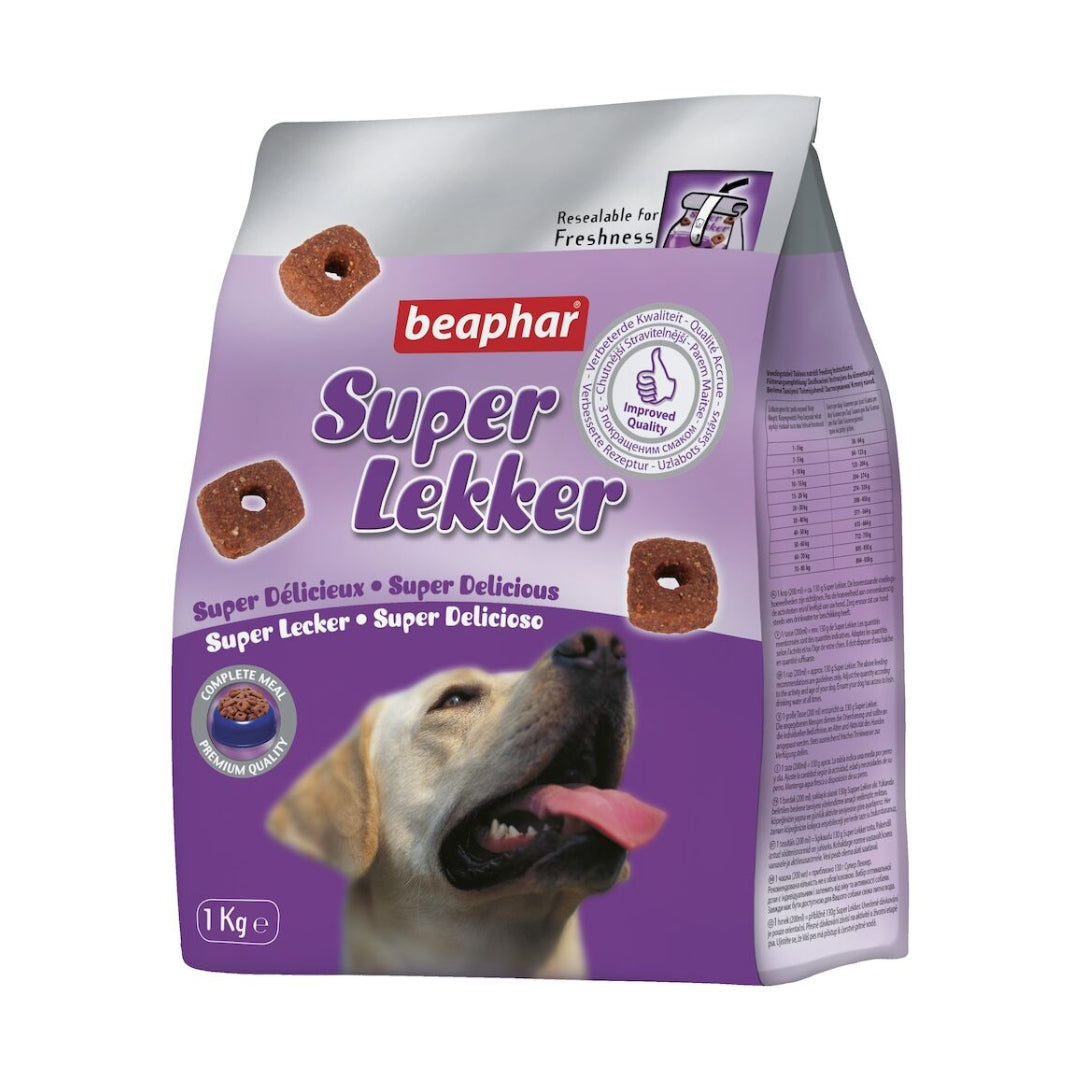 Beaphar Super Lekker Aliment Semi-Humide & Friandises Chien 1 kg