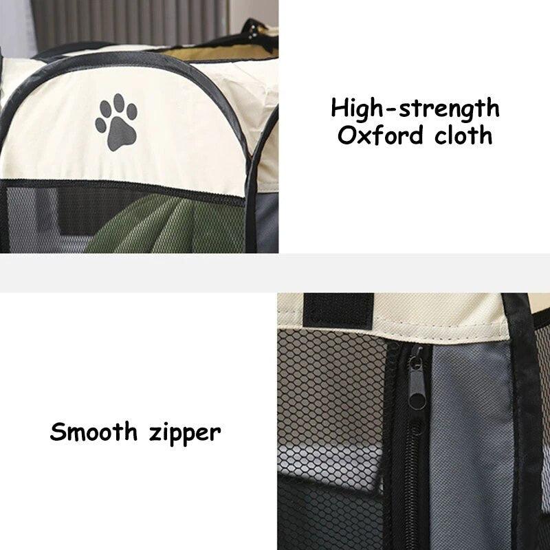 Pet Tent Octagonal Portable Foldable