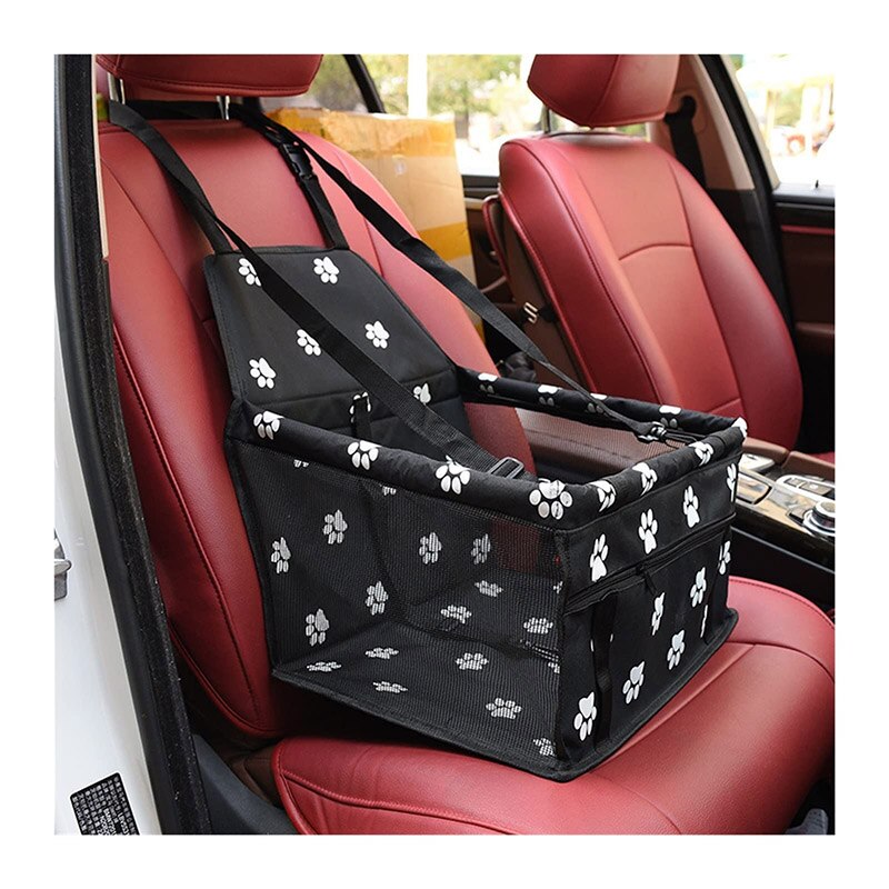 Siège auto pliable pour chien avec ceinture de sécurité - Imperméable et respirant