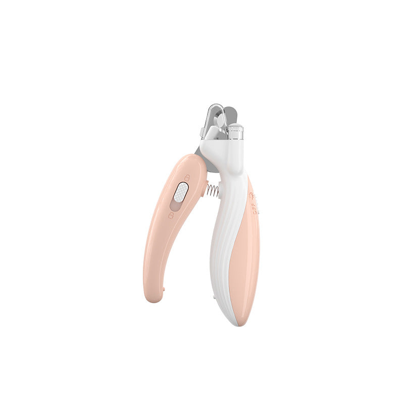 Coupe-ongles professionnel pour animaux de compagnie avec lumière LED