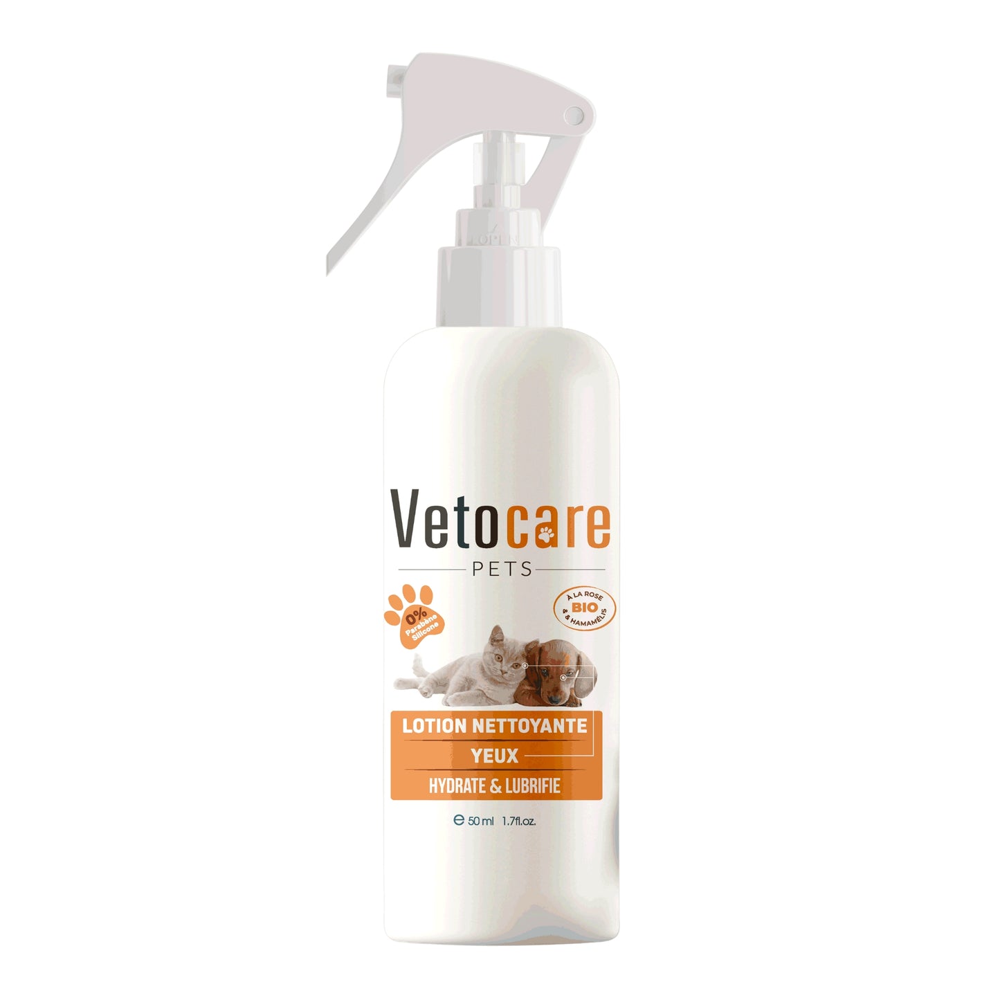 Lotion nettoyante pour les yeux – Vetocare Pets 60 ml