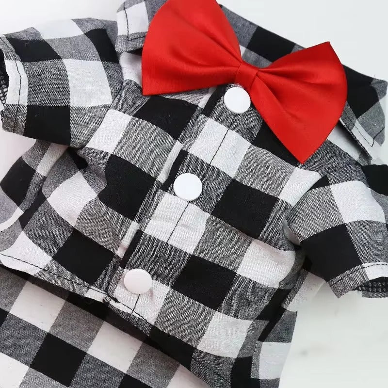 Chemise pour Chien avec Nœud Papillon – Tenue Élégante