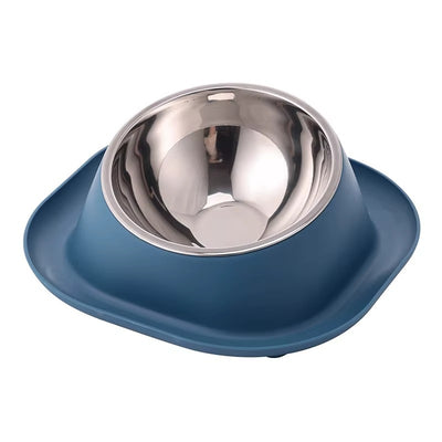 Stainless Steel Dog Bowl with Non-Slip Base – Pet Food & Water Bowl
