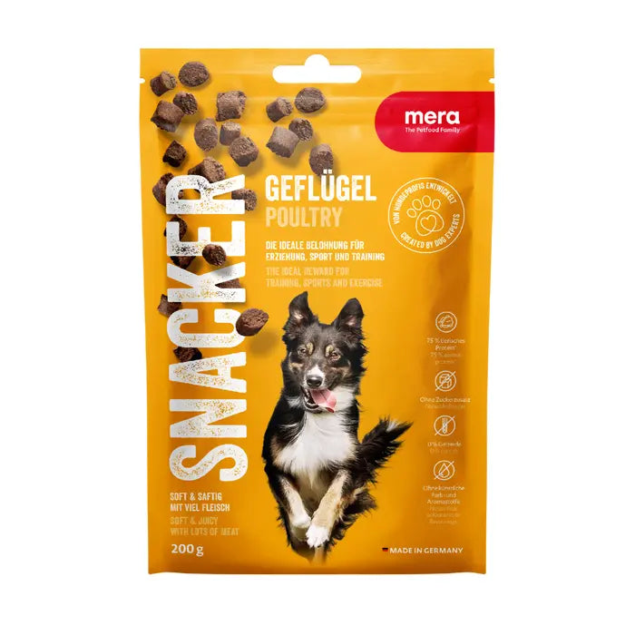 Mera Snacker Geflügel – Friandises à base de volaille pour chiens