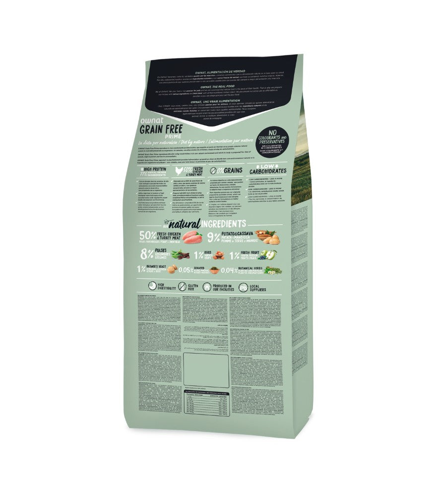 OWNAT GF PRIME ADULT CHICKEN & TURKEY - For Adult Dogs