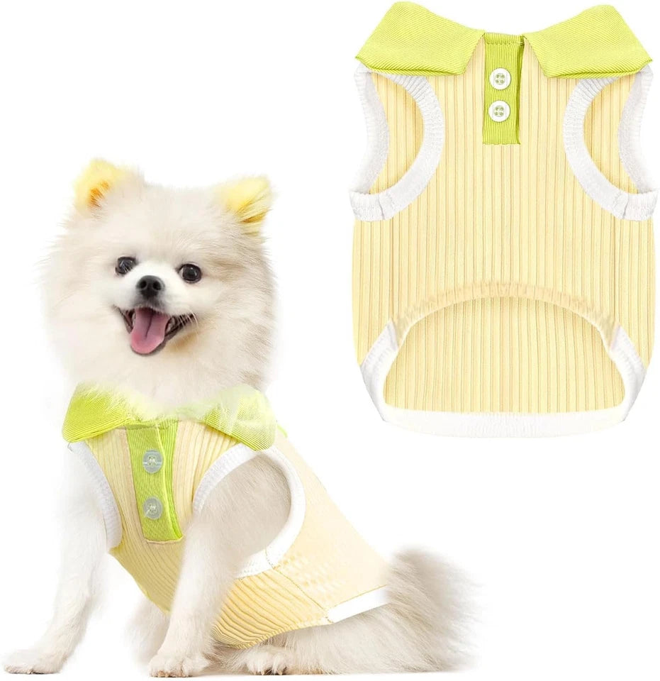 Polo pour Chien – Vêtement d’Été Rafraîchissant en Coton