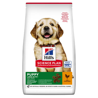 Croquettes pour chiot grande race Hill’s Science Plan – Poulet (14,5 kg)
