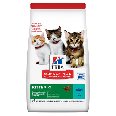 Croquettes pour chaton  – Recette au thon Hill’s Science Plan (1,5 kg)