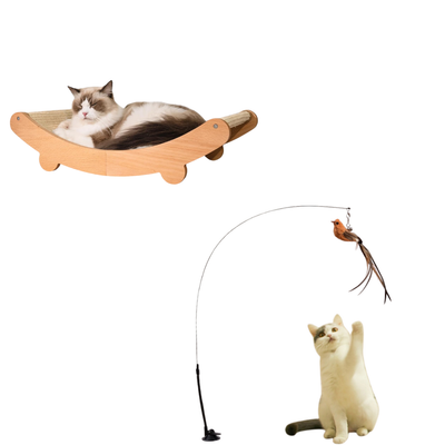 Jouet Plume + Griffoir Relax