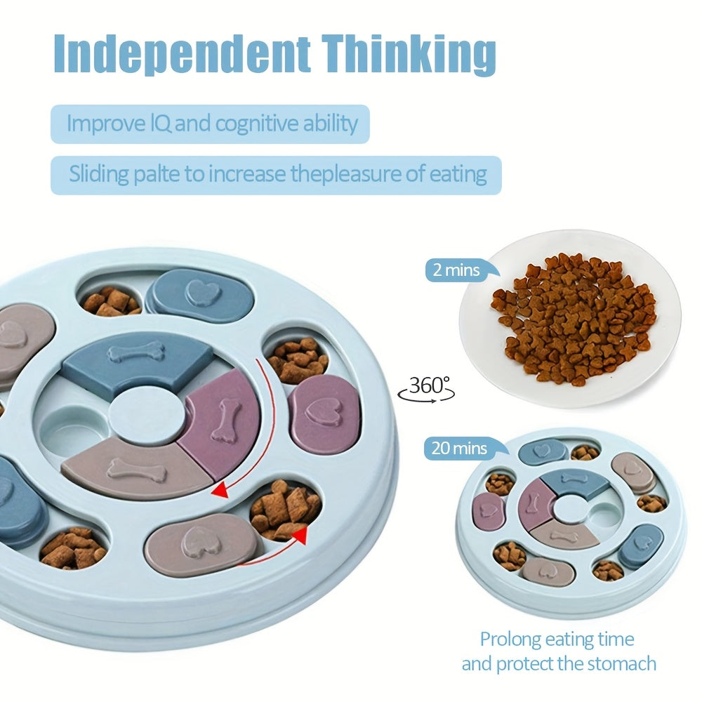 Jouet Puzzle pour Chien – Distributeur de Friandises et Gamelle Anti-Glouton