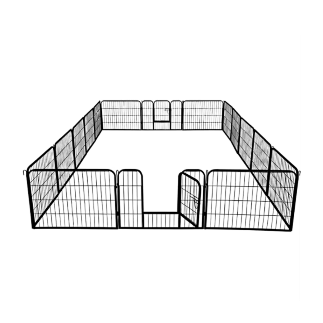 Metal Pet Playpen – Foldable Indoor & Outdoor Exercise Fence