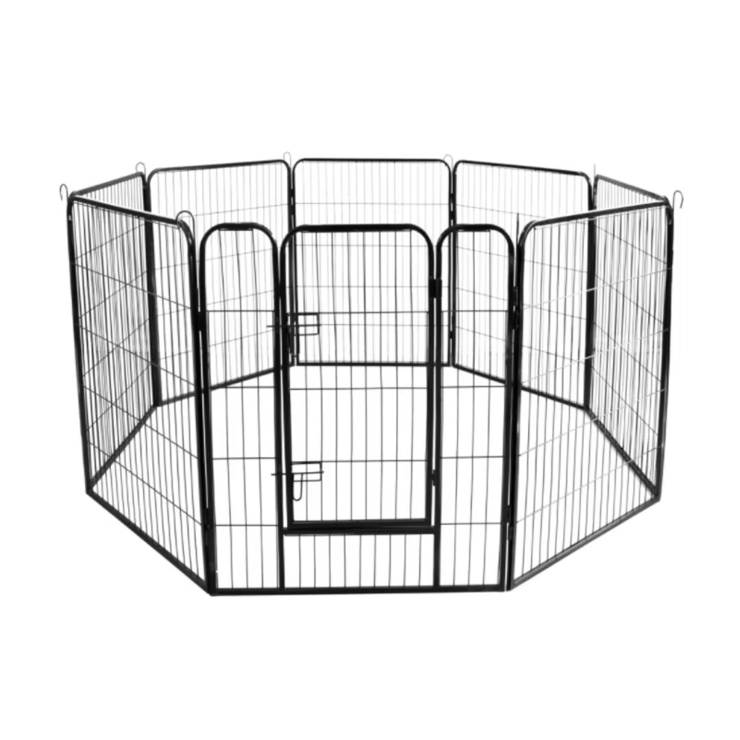 Metal Pet Playpen – Foldable Indoor & Outdoor Exercise Fence