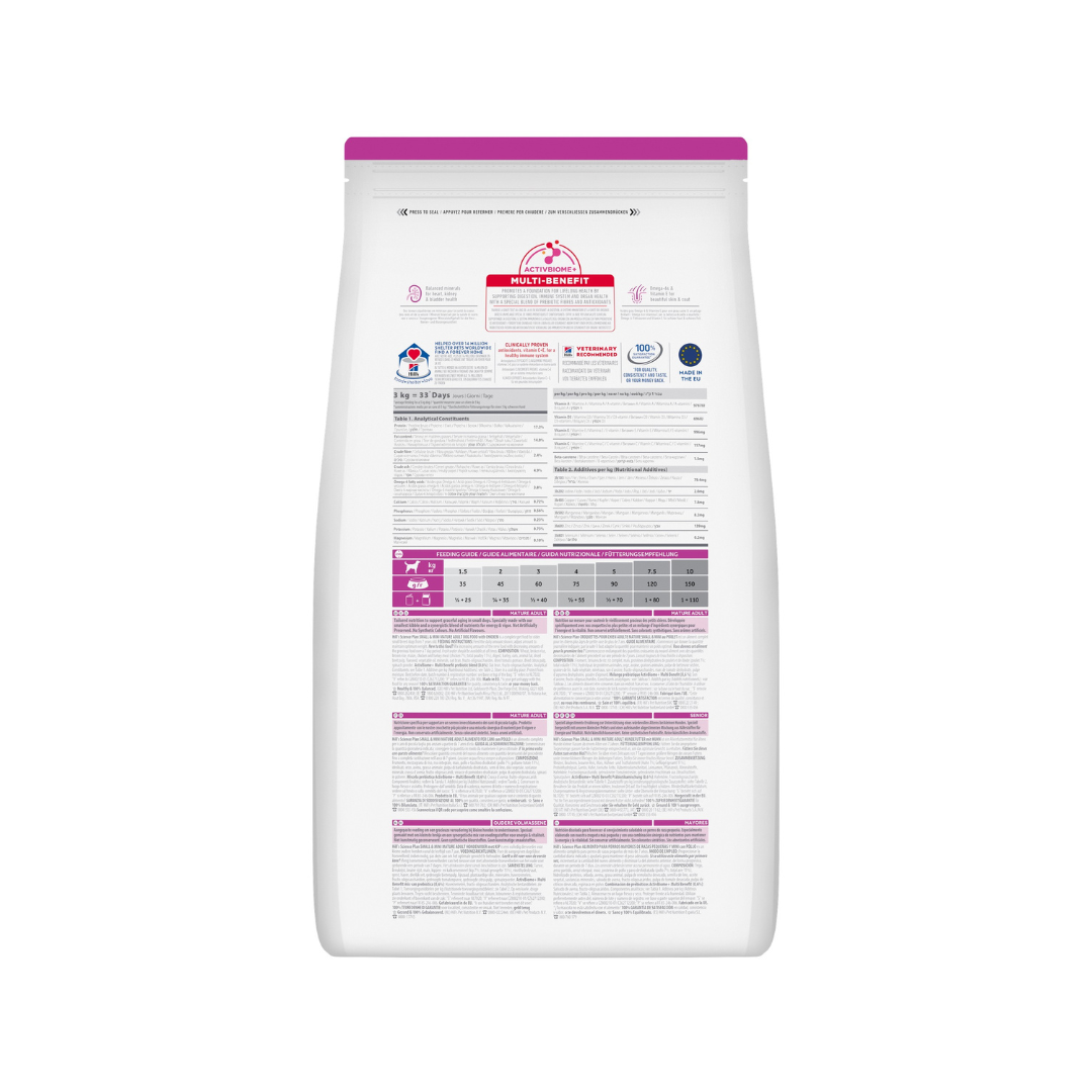 Hill’s Science Plan Croquettes Chien Senior Small & Mini Poulet