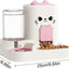 Automatic Cat Feeder with Water Dispenser – Gravity Feeding Station