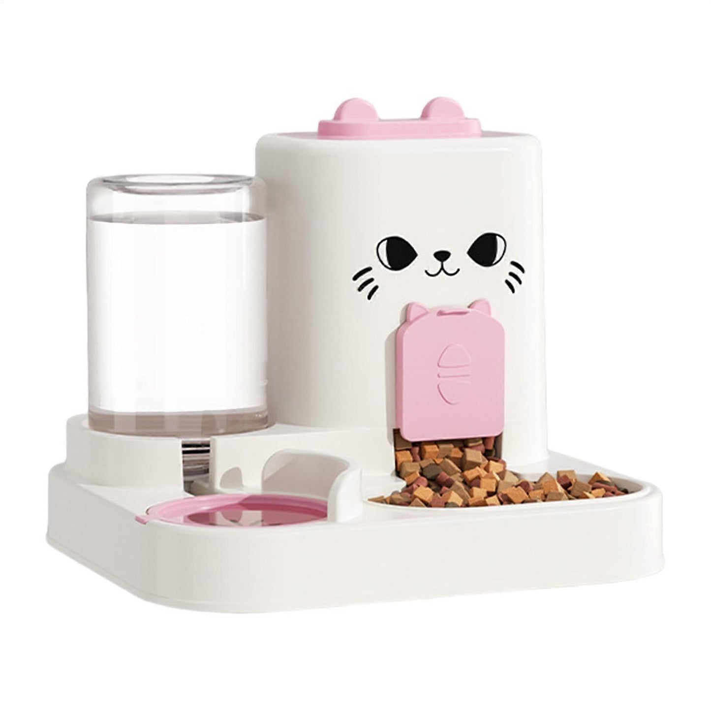 Automatic Cat Feeder with Water Dispenser – Gravity Feeding Station