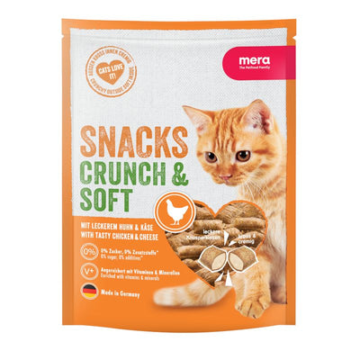 Mera Crunch & Soft Chicken & Cheese - Cat Treats