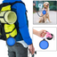 Gamelle Pliable pour Chien – Écuelle de Voyage Portable pour Nourriture & Eau avec Mousqueton