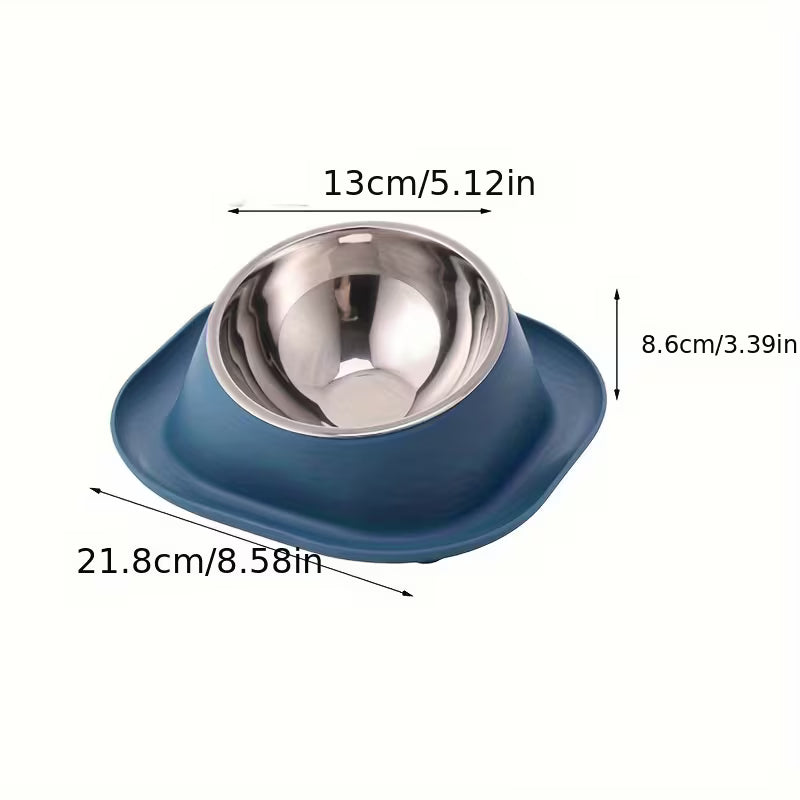 Bol pour Chien en Acier Inoxydable avec Base Antidérapante