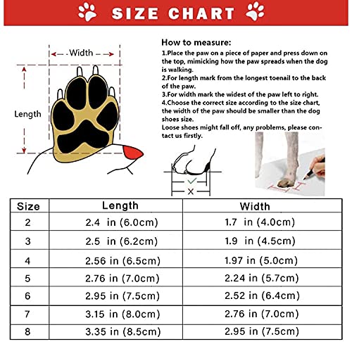 Bottes pour Chien – Imperméables avec Semelle Antidérapante